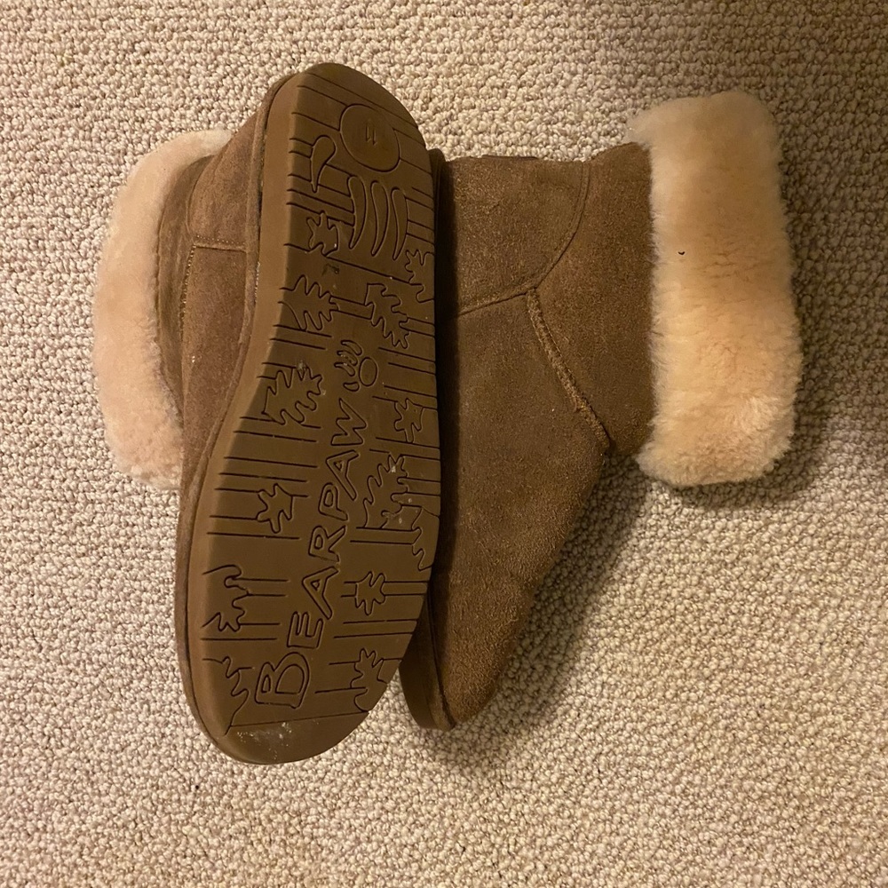Bear paw low boots
